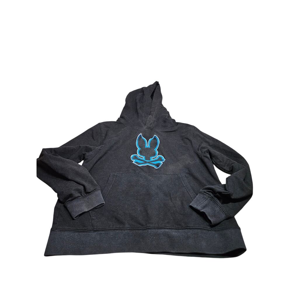 Psycho Bunny Childrens 10-12 Black Hoodie